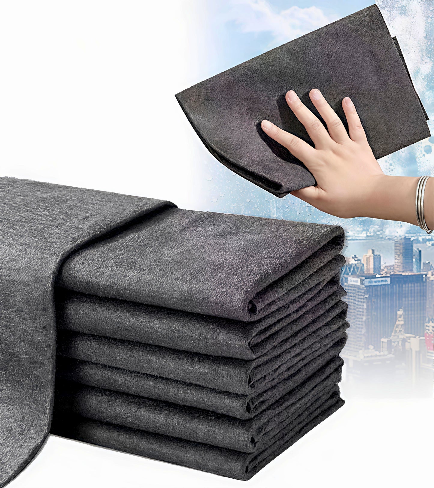 Ultra Absorbent Magic Cleaning Cloth 🧼✨(Buy 5 Get 5 Free🔥🔥)